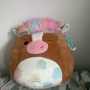 14” Squishmallow Tomar The Cow